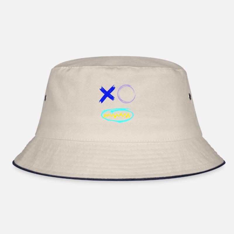 Gesicht Graffiti Zähne Bucket Hat
