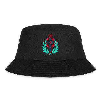 Cross Crosses Crucifix - Bucket Hat - black - Front - Lela (165cm)