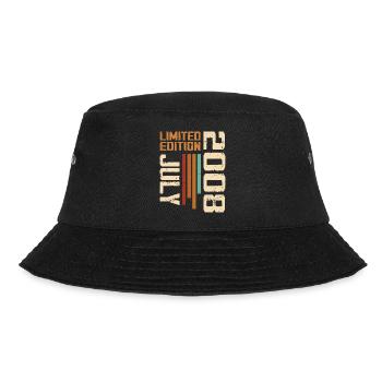 Juli 2008 Geburtstagsgeschenk 2008 Juli 2008 - Bucket Hat - Schwarz - Vorne - Lela (165cm)