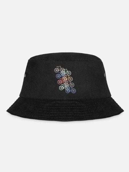 Retro Bikes - Bucket Hat - black