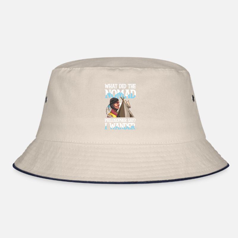 What Did The Philosopher Say I Wander Bucket Hat