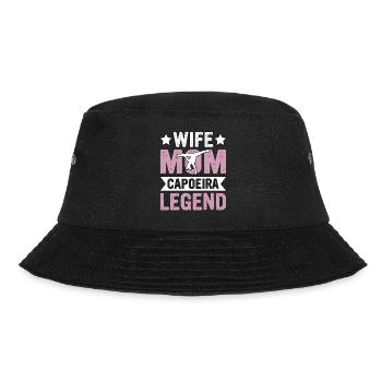 Ehefrau Mama Capoeira Legende - Bucket Hat - Schwarz - Vorne - Lela (165cm)