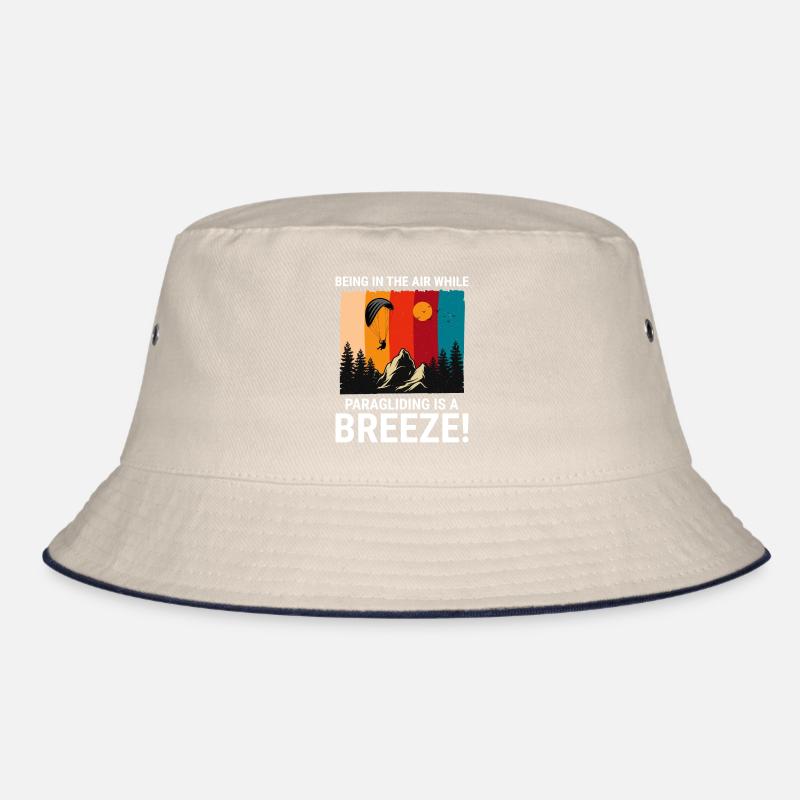 Paragliding Pilot Paraglider Adventures Outdoor Bucket Hat