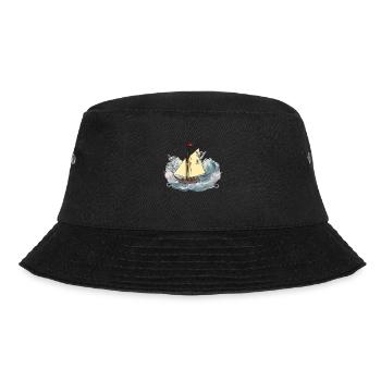 Ship Ships Sailing Ship Sailor Yolle Captain's Sea - Bucket Hat - black - Front - Lela (165cm)
