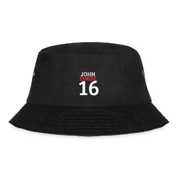 Black Typography SuccessEmpowering Quote T Shirt - Bucket Hat - Schwarz - Vorne - Lela (165cm)
