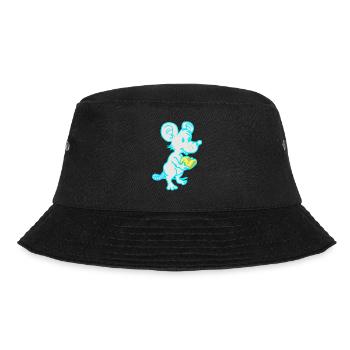 Mouse Rat Cheese Mice Rats - Bucket Hat - black - Front - Lela (165cm)