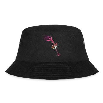 Bartender Mixologist Shaker Sunset - Bucket Hat - black - Front - Lela (165cm)
