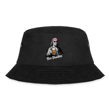 Ben Drankin 4th of July Franklin Benjamin USA - Bucket Hat - black - Front - Lela (165cm)