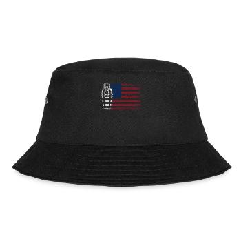 Bartender Mixologist American Flag - Bucket Hat - Schwarz - Vorne - Lela (165cm)