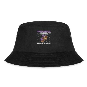 Australian Shepherd Halloween Witch I'm adorable - Bucket Hat - black - Front - Lela (165cm)