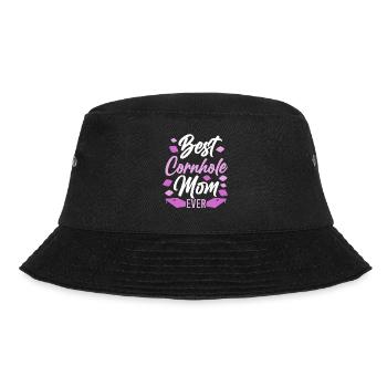 Cornhole Team Bean Bag Player - Bucket Hat - Schwarz - Vorne - Lela (165cm)