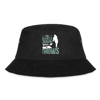 Cornhole Team Bean Bag Player - Bucket Hat - Schwarz - Vorne - Lela (165cm)