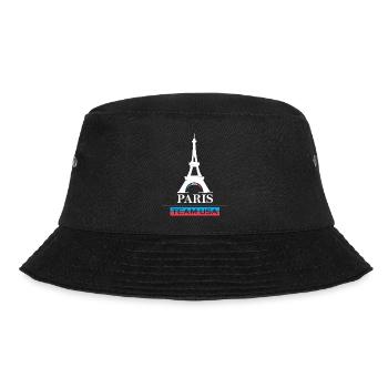 Paris team USA Sport Spiele Athlet Sportler Logo - Bucket Hat - Schwarz - Vorne - Lela (165cm)