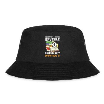 I Just Wrote a Book on Reverse Psychology - Bucket Hat - Schwarz - Vorne - Lela (165cm)