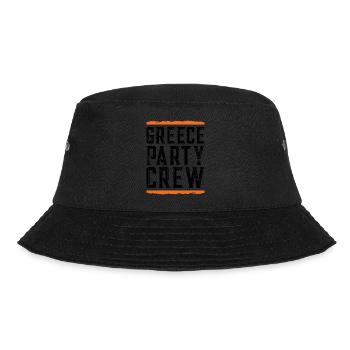 Greece Party Crew - Bucket Hat - black - Front - Lela (165cm)