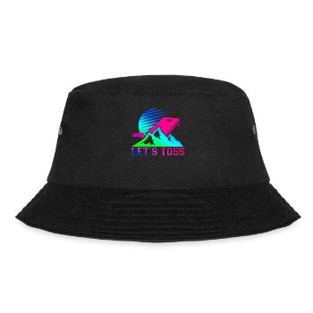 Cornhole Team Bean Bag Player - Bucket Hat - Schwarz - Vorne - Lela (165cm)