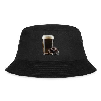 Spinne Bier - Bucket Hat - Schwarz - Vorne - Lela (165cm)