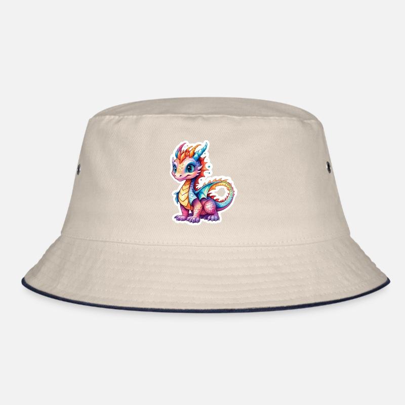 Drache Wasserfarben Bucket Hat
