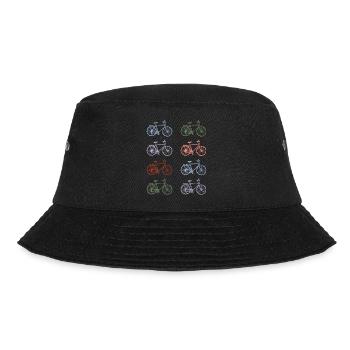 Trekking Fahrräder - Bucket Hat - Schwarz - Vorne - Lela (165cm)
