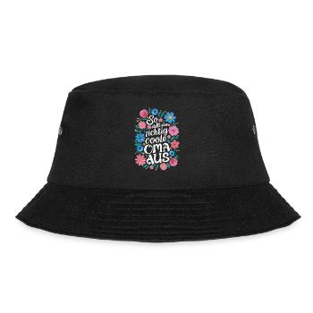 Grandma Grandma Grandparents Mother's Day Family - Bucket Hat - black - Front - Lela (165cm)