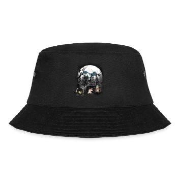 Forest Nature Frog Frogs Mystical - Bucket Hat - black - Front - Lela (165cm)