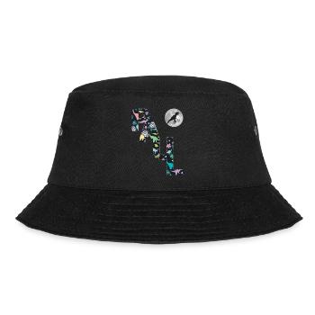 PAUL - Beautiful boy name with dinosaur - Bucket Hat - black - Front - Lela (165cm)