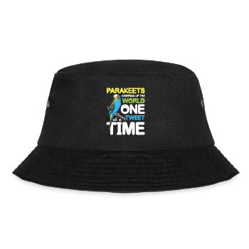 Parakeets Chirping Up The World One Tweet - Bucket Hat - Schwarz - Vorne - Lela (165cm)