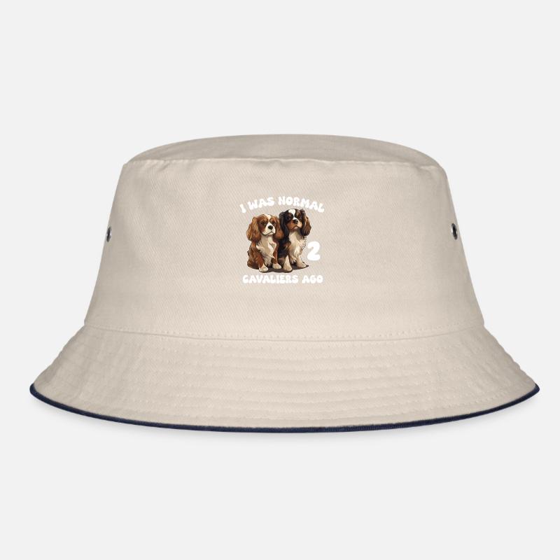 Cavalier King Charles Spaniel ich war normal vor 2 Bucket Hat