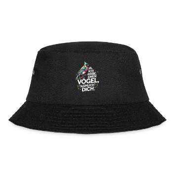 Ja ich habe einen Vogel für einen Vogelbesitzer - Bucket Hat - Schwarz - Vorne - Lela (165cm)