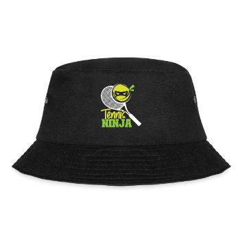 Drôle de joueur de tennis Raquette Ninja - Bob - noir - Devant - Lela (165cm)