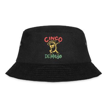 Cinco de Mayo Dabbing Taco - Bucket Hat - Schwarz - Vorne - Lela (165cm)