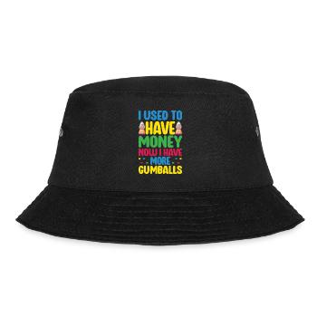 Gumball Machine Kaugummiautomat - Bucket Hat - Schwarz - Vorne - Lela (165cm)