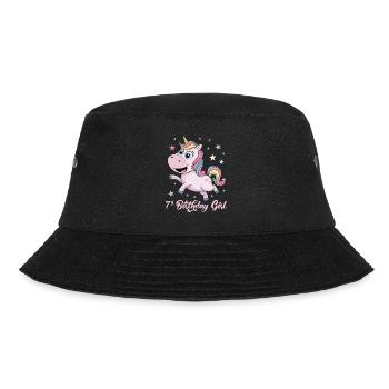 Licorne drôle 7e anniversaire fille - Bob - noir - Devant - Lela (165cm)