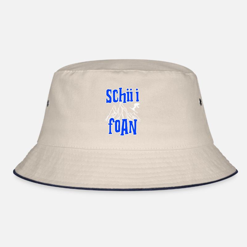 skiing Bucket Hat