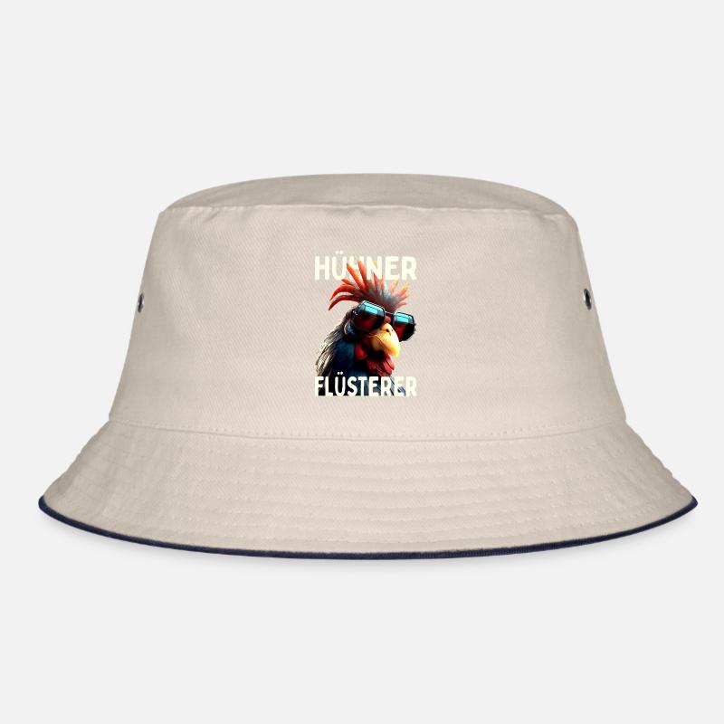 Hühner Flüsterer Hahn Chicken Daddy Landwirt Huhn Bucket Hat