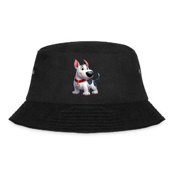 Bull Terrier 4 - Bucket Hat - black - Front - Lela (165cm)