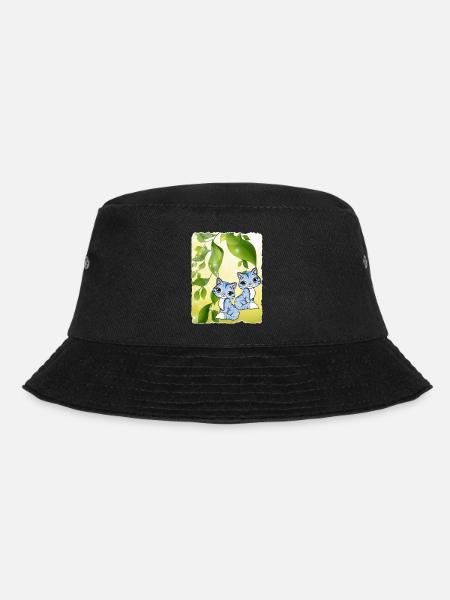 Katzenbeeren - Bucket Hat - Schwarz
