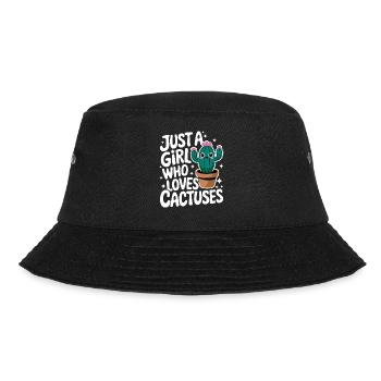 Cactus Cacti Desert Plant - Bucket Hat - black - Front - Lela (165cm)