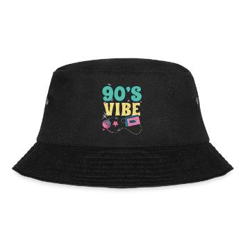 nineties - Bucket Hat - black - Front - Lela (165cm)