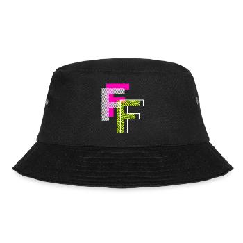 F Letter - Bucket Hat - black - Front - Lela (165cm)