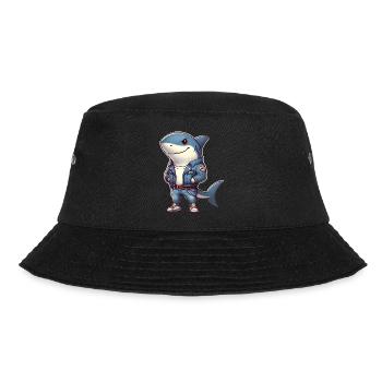 Cool Shark dans un design de veste en jean - Bob - noir - Devant - Lela (165cm)