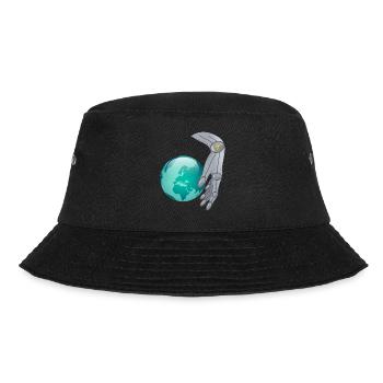 Space: Alien reaches for world domination - Bucket Hat - black - Front - Lela (165cm)
