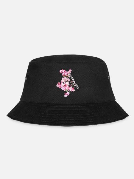 Orchidologist - Bucket Hat - black