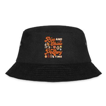 Pottery Ceramics Artist Rise And - Bucket Hat - Schwarz - Vorne - Lela (165cm)