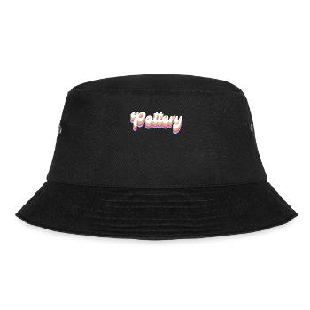 Pottery Ceramics Artist Retro - Bucket Hat - Schwarz - Vorne - Lela (165cm)