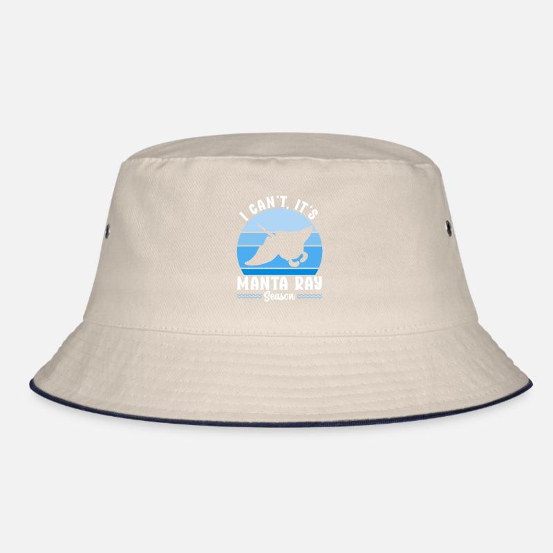 Mantarochen Großer Manta Meeresbewohner Bucket Hat