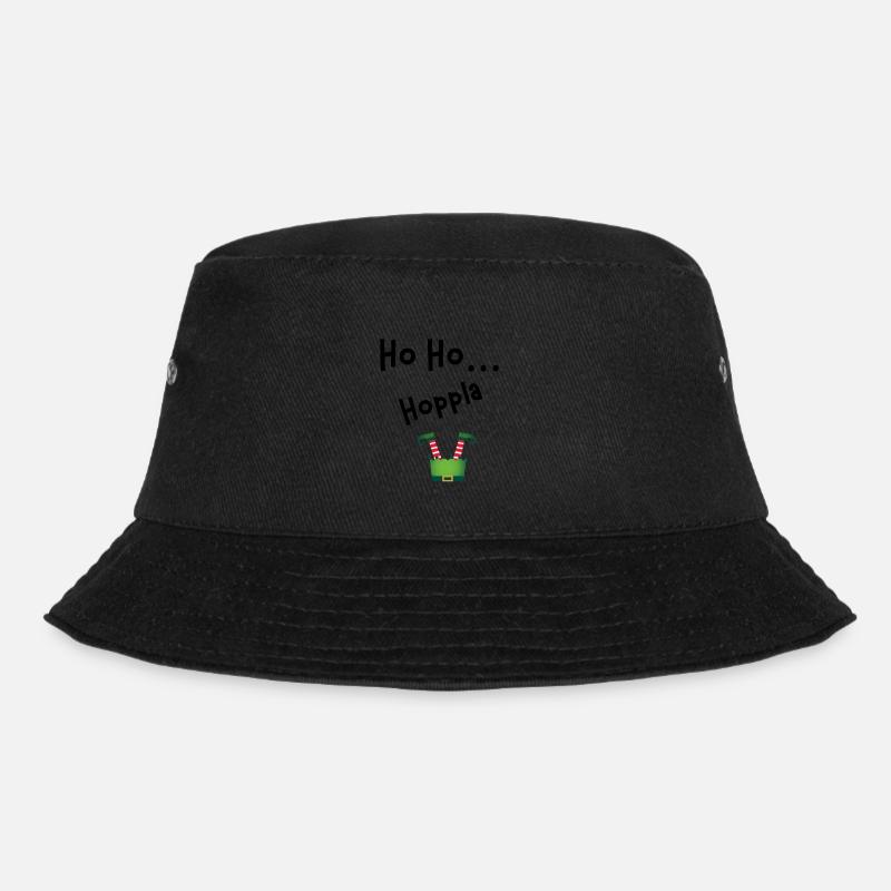 Ho Ho Hoppla - Bucket Hat - Schwarz