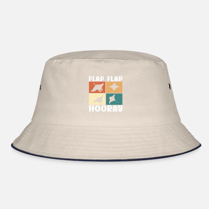 Mantarochen Großer Manta Meeresbewohner Bucket Hat