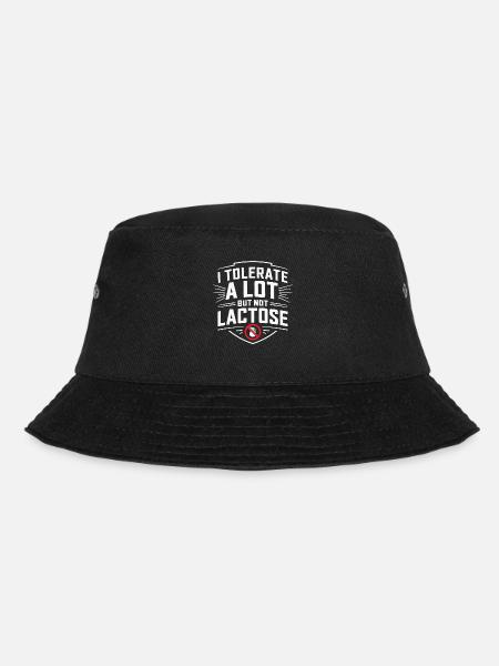 Lactose intolerance Lactose intolerant - Bucket Hat - black
