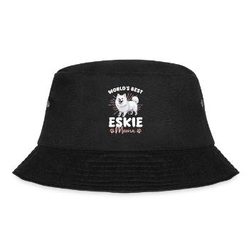 American Eskimo Dog Dog Eskie Mom - Bucket Hat - black - Front - Lela (165cm)